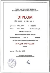 DIPLOMA_Dipl.-Kfm. 1978_Jochen A. Hübener