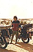 meeting a german guy, also coming from Berlin_some funny days together in the western part of the SAHARA_close to TIMIMOUN_my first crossing of the SAHARA_extremely hot _summer 1985