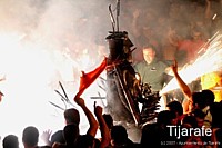 'Fiesta del Diablo' in Tijarafe: der feuerspeiende Eisen-'Teufel' 