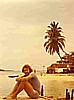 ... auf dem Landungssteg einer der unzähligen kleinen Inselchen der CUNA-Indios im 'Archipielago de SAN BLAS'_Jochen A. Hübener_PANAMA 1974