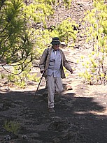 Auf der langen, aber sehr reizvollen Wanderung entlang des Kamms der Insel 'La Palma', entlang der sogen. 'Ruta de los Volcanes', mit: Jochen