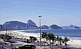 Blick aus meinem Hotelfenster an der 'Copacabana' in RIO de JANEIRO, BRASILIEN 1986_Jochen A. Hübener