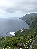 'El Tablado', Blick über die wilde, windige Nordküste, am 'Barranco de los Hombres', Jochens Lieblings-Aussicht auf der isla bonita, isla verde LA PALMA